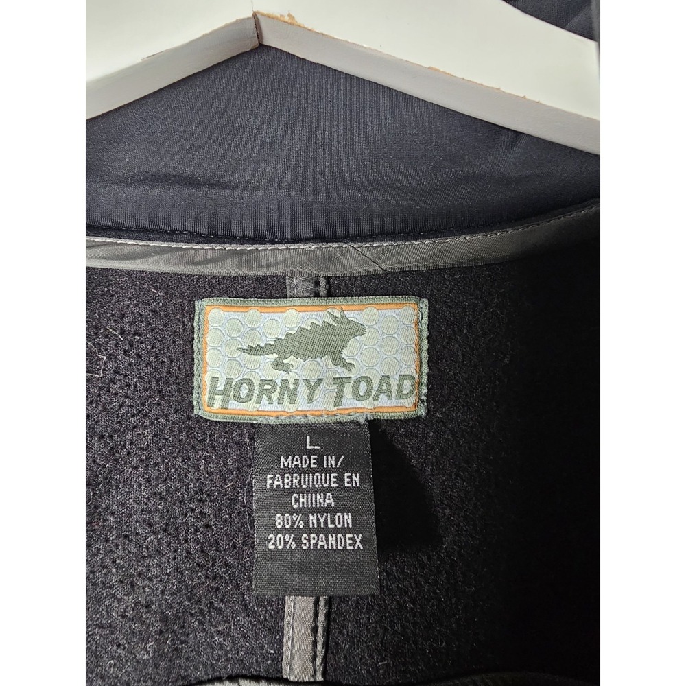 Horny Toad Jacket Black Full-Zip Pockets Performance Men Large - Picture 2 of 9